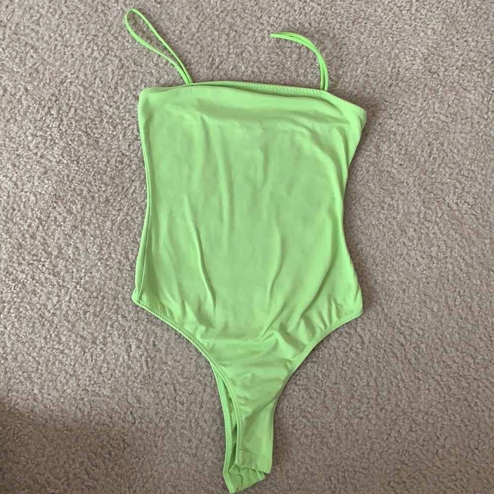 Green body suit